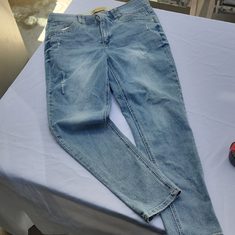 Democracy Faded Blue Denim Jeans